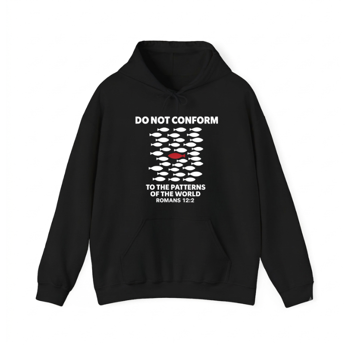 Romans 12:2 Hoodie — Hoodies by The World Light