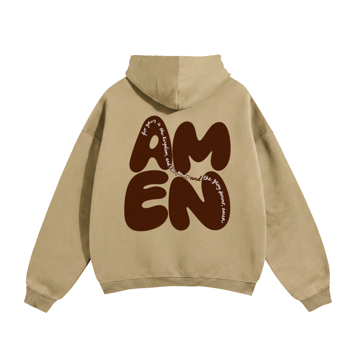 Amen Oversized Fleeced Hoodie